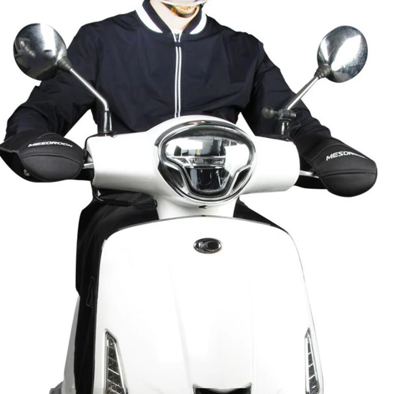 

Scooter Gloves, Waterproof Motorcycle Grip Handlebar Muff Winter Warmer Thermal Cover Glove