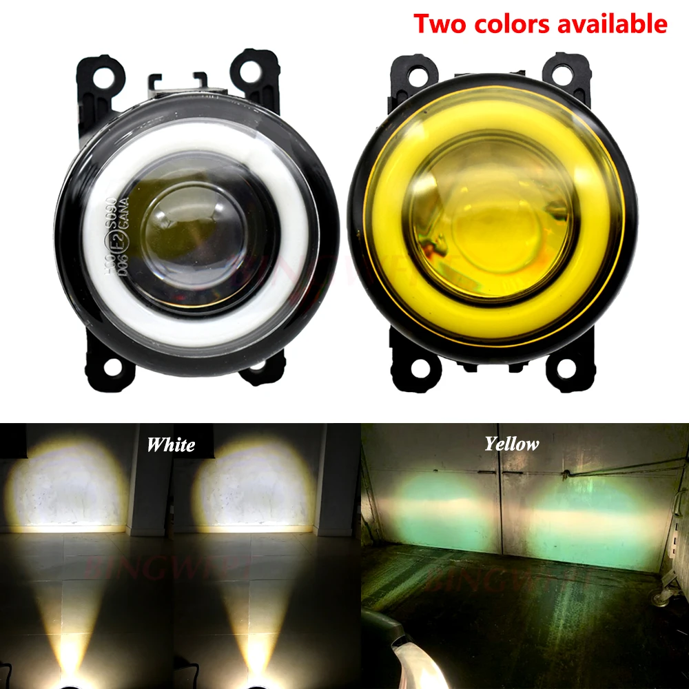 

2PCS Fog Lamp Assembly Super Bright Front LED Fog Lights For Mitsubishi outlander 2017 2018 2019 For Outlancer Sport 2013-2016