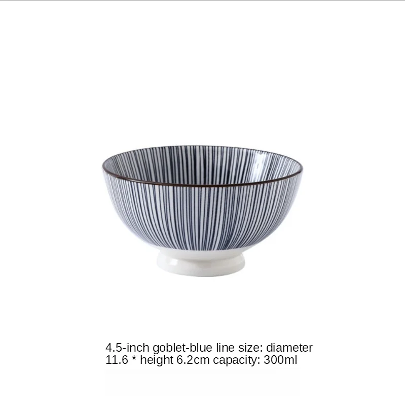 Удивительная цена новая японская полосатая серия керамической посуды бытовая