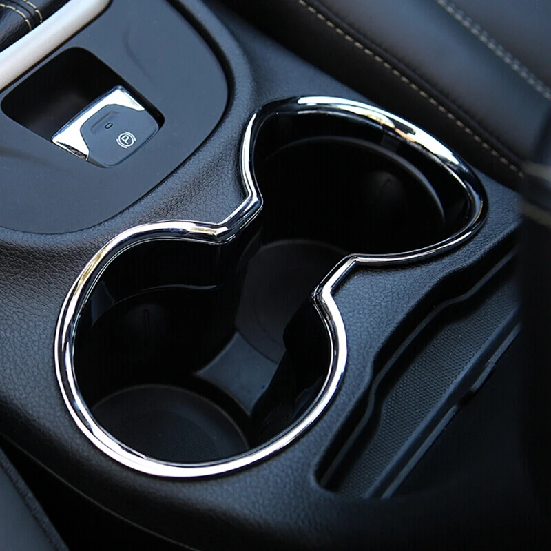 

2014 2015 2016 2017 2018 For Jeep Cherokee KL Accessories Car Front Water Cup Frame Panel Cover Trim Auto Interior ABS Chrome
