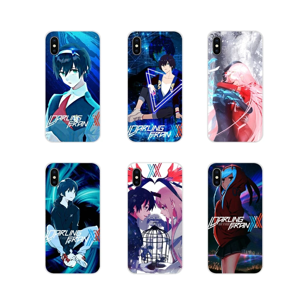 Чехол из ТПУ для Apple iPhone X XR XS 11 12pro MAX 4S 5C SE 2020 6S 7 8 Plus ipod 5 6 Аниме дорогой в FranXX Zero