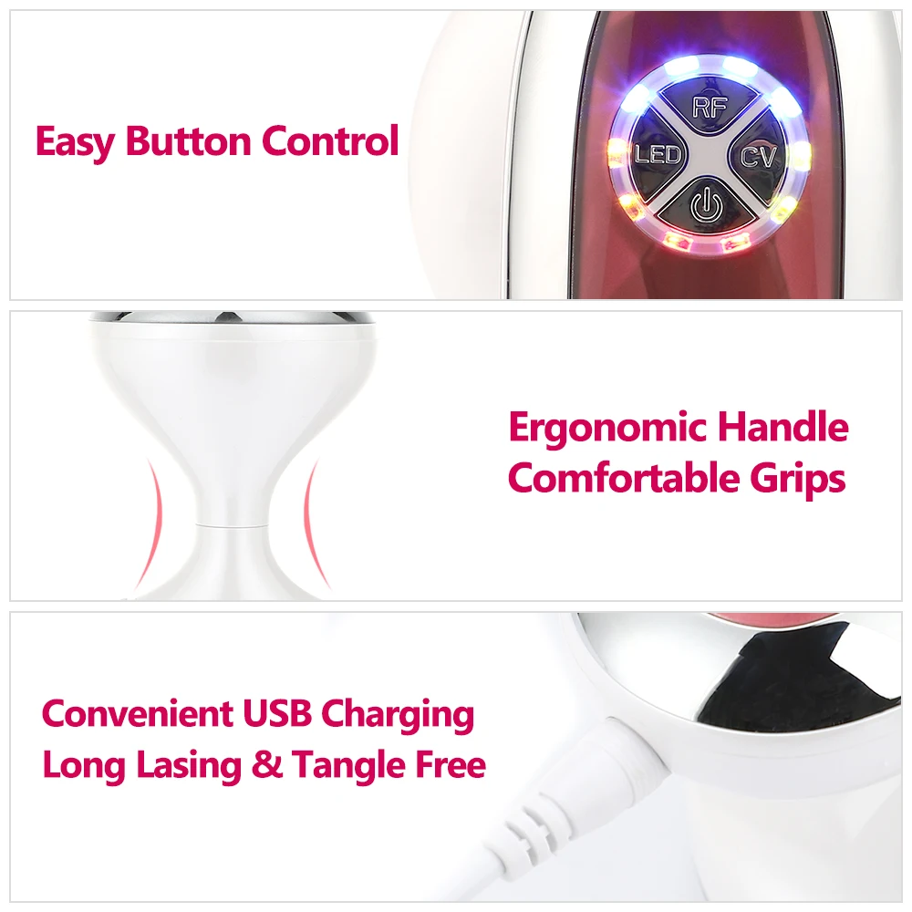 

RF Cavitation Ultrasonic Slimming Massager LED Fat Burner Weight Loss Abdominal Exercise Body Tightening Shaping Massage Machine