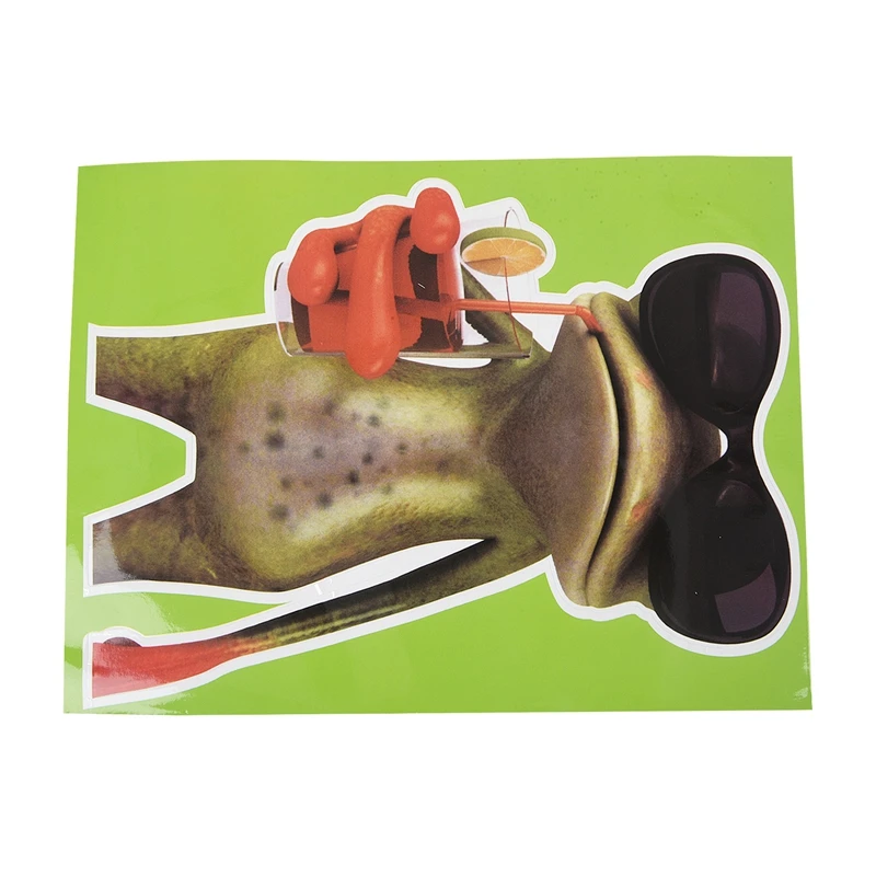 Забавные 3D лягушка Пип наклейки автомобиля грузовик Окно Наклейка графика