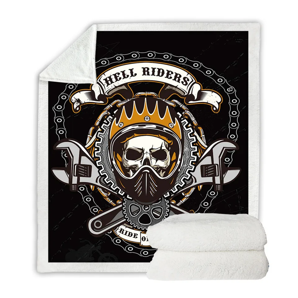 Постельные принадлежности Outlet Skull коллекция шерпа одеяло Цветочный Золотой плюшевый диван пледы одеяло Готическая Корона Роза Сахар Череп тонкое одеяло