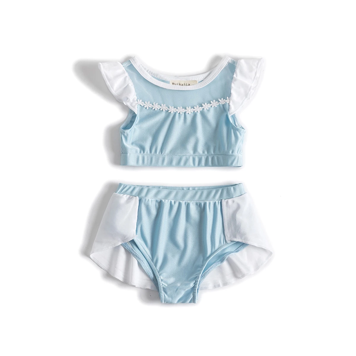 Family Matching One-Piece Suits Toddler Infant Baby Girls Princess Swimsuit Princess dresses Swimwear Swimming Bikini baby images - 6