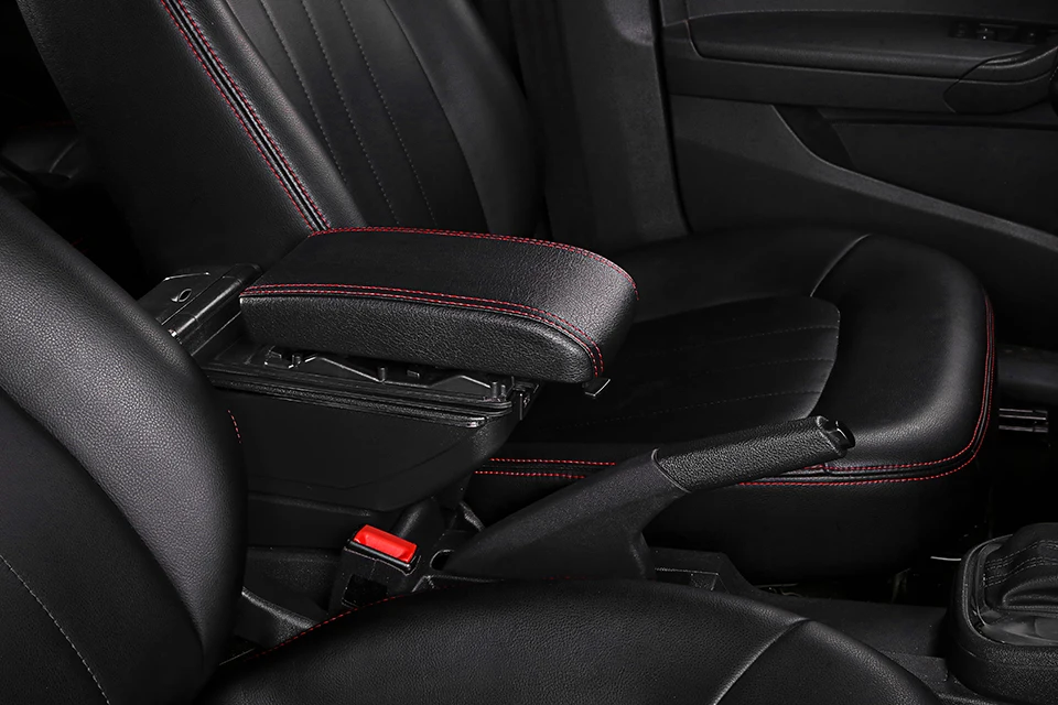 Подлокотник для KIA Rio 4- вращающийся центральный консольный ящик для хранения usb зарядка пепельница подстаканник автомобильный аксессуар