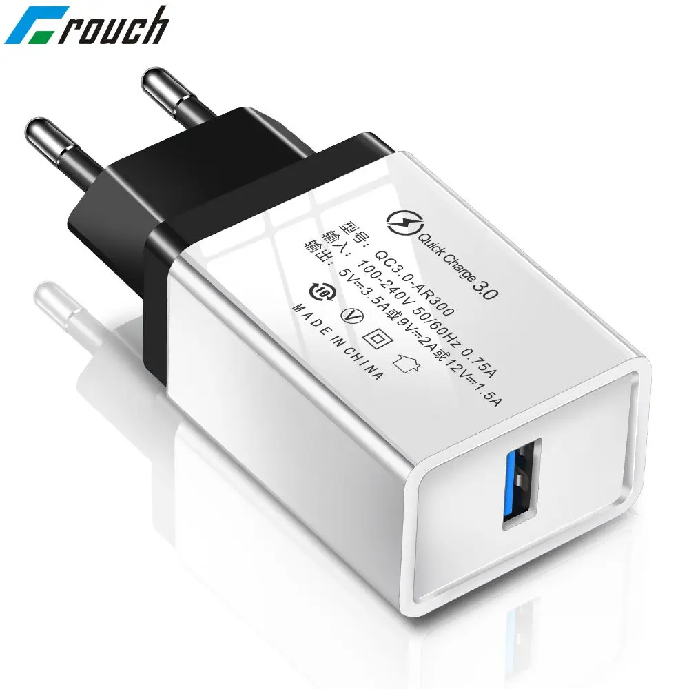 Courch wall Travel USB Charger Quick Charge 3.0 For IPhone X 8 7 Fast Mobile Phone Charger USB Adapter for Samsung Galaxy S8  S7