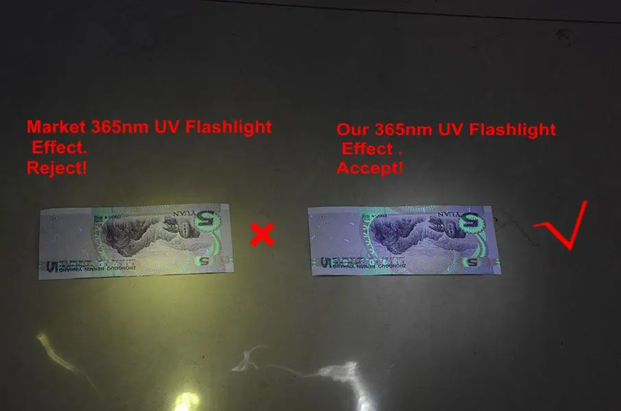 TMWT Профессиональный 365 нм 3 w UV LED ультрафиолетовый черный свет факел фонарик УФ 395nm 365nm для драгоценных камней минеральная инспекции
