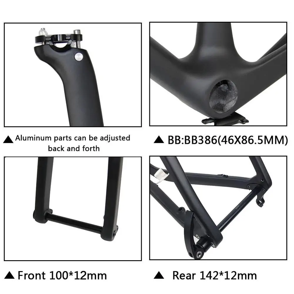 700C карбоновая рама для дорожного велосипеда гравия дисковый тормоз внутренний
