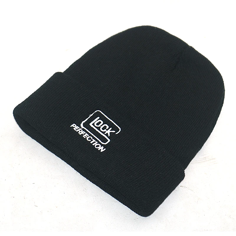 

explosion Glock shooting sports knitted beanie hat cotton embroidery Tactical GLOCK beanies outdoor fashion winter hats cap new