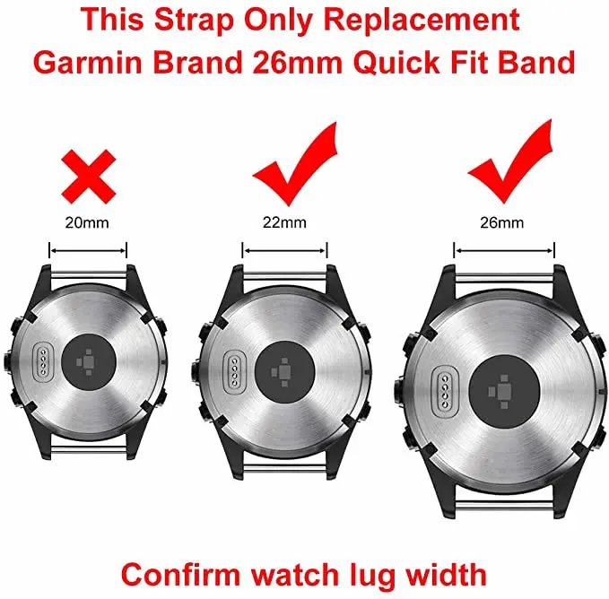 

Titanium Alloy Watchband Strap Bracelet Replacement For 5 5X Plus 6 6X Pro 3HR Forerunner 945 Sport Bracelet Fashion Accessories
