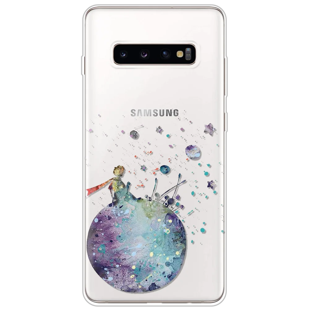 С принтом Маленький принц земли из термопластичного полиуретана для samsung Galaxy S5 S6