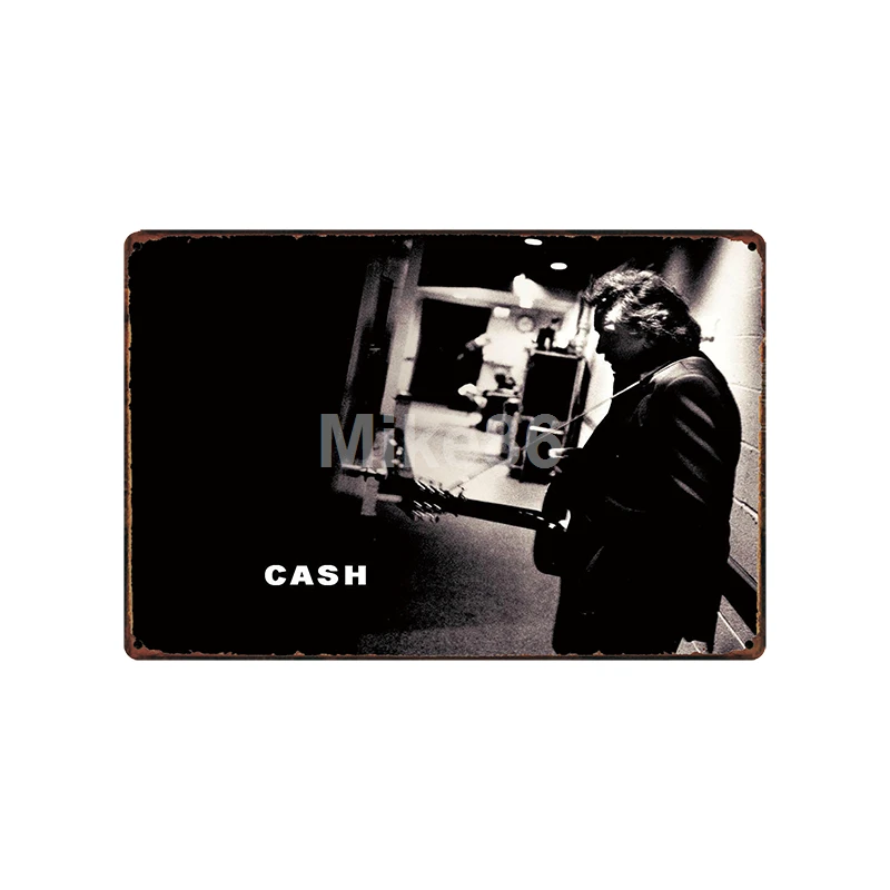 [Mike86] Jonny CASH MUSIC металлическая вывеска винтажный Паб Магазин рисунок на железной поверхности в стиле ретро художественный плакат Искусство 20*30 см LT-1795 - Цвет: SA-2221