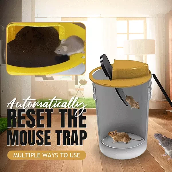 

Многоразовая пластиковая умная ловушка для мыши с откидной крышкой, крысиная ловушка для мыши, ловушка для грызунов, сильный практичный инс...