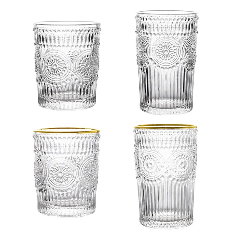 

Glass Cup Creative Sunflower Heat Resistant Tea Coffee Mug Cold Drink Juice Milk High Borosilicate Wine Beer Durable Drinkware