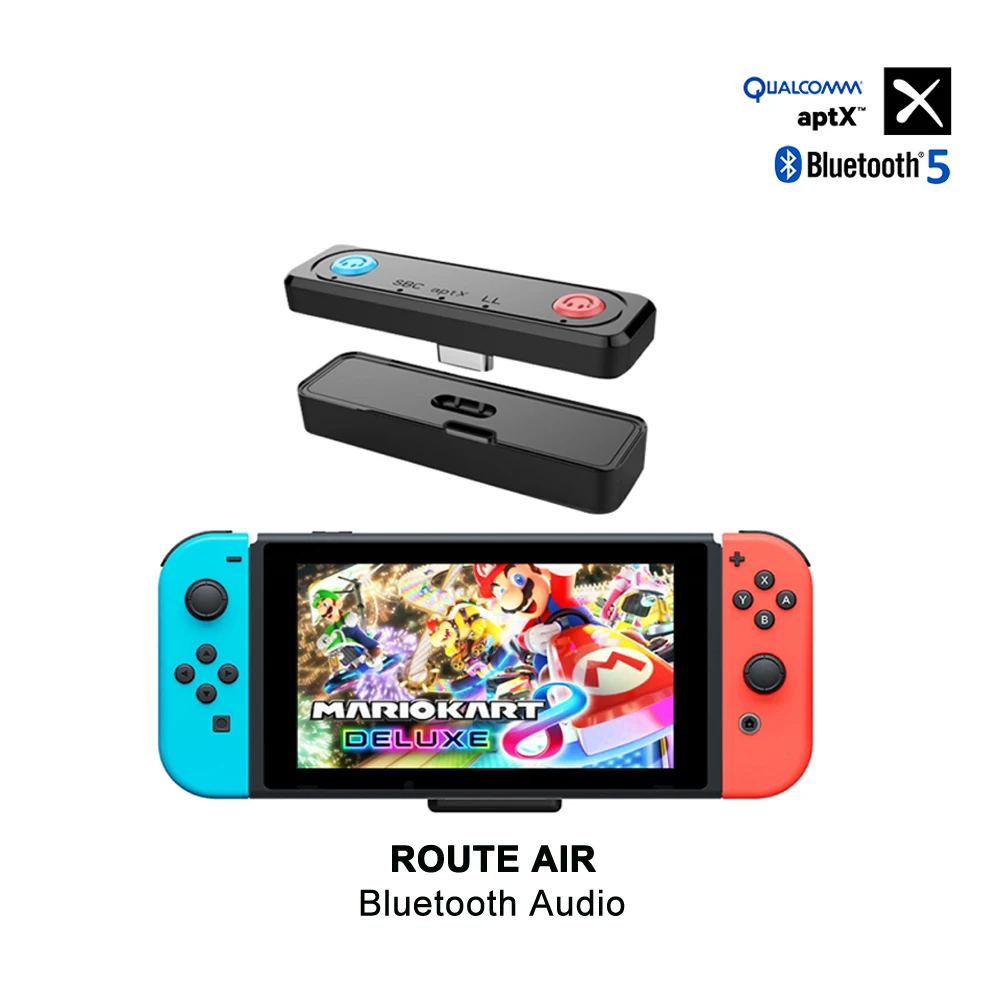 

Anomoibuds Bluetooth 5.0 Audio TYPE-C Transmitter Adapter for Nintendo Switch APTX LL Wireless Transmitter Thinnnest