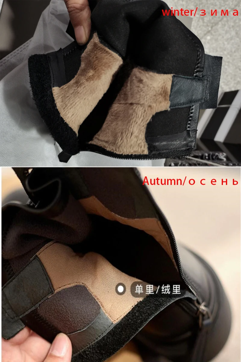 

Women ankle boots cowhide upper shoes autumn and winter ladies boots long boots Elastic boots short boots snow boots