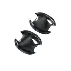 Для Nissan JUKE 2010-2019 Роскошные хромированные Чехлы для дверных ручек из углеродного волокна аксессуары наклейки для автомобиля Стайлинг Автомобильная наклейка