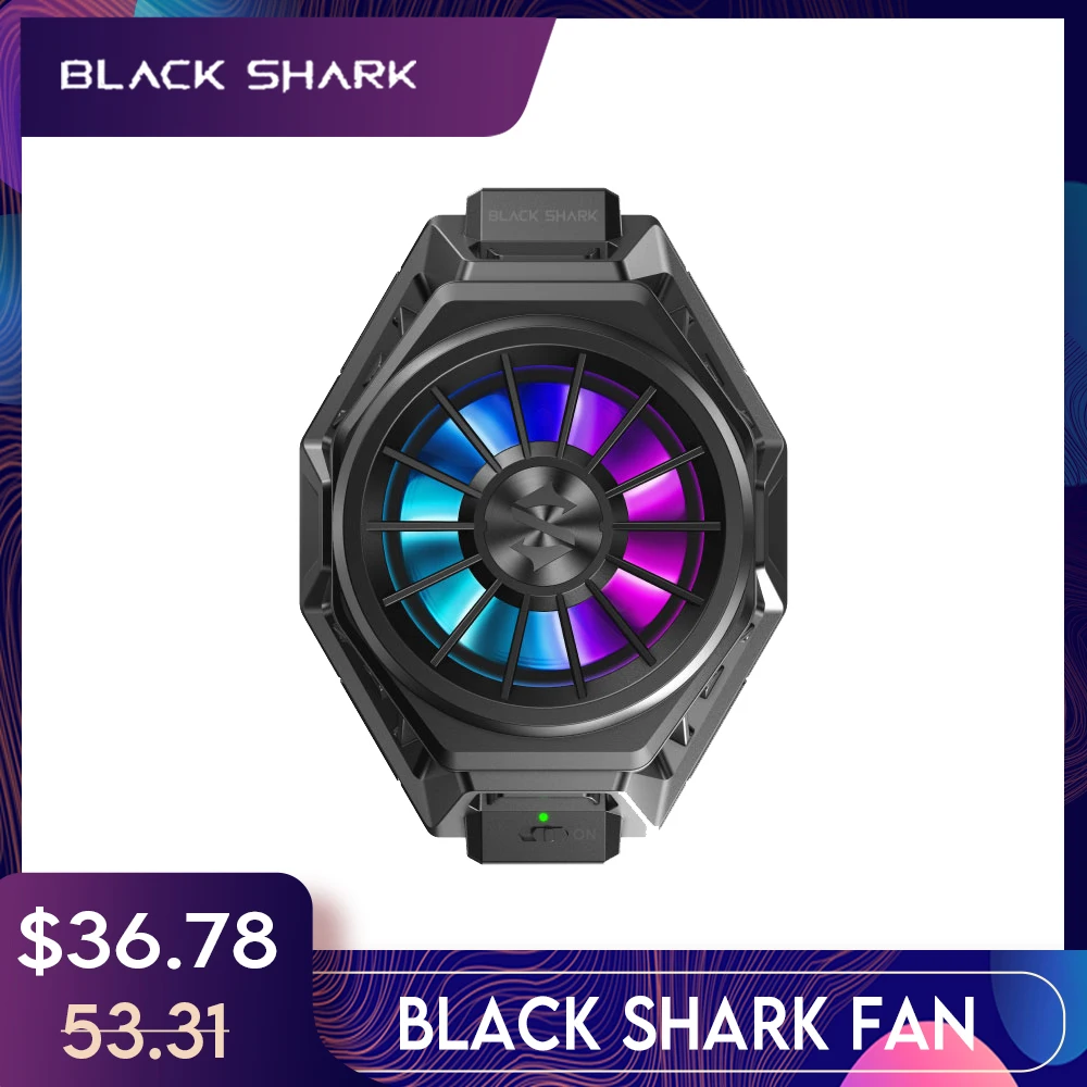 Кулер для охлаждения Blackshark Fun универсальный охлаждающий RGB вентилятор любого