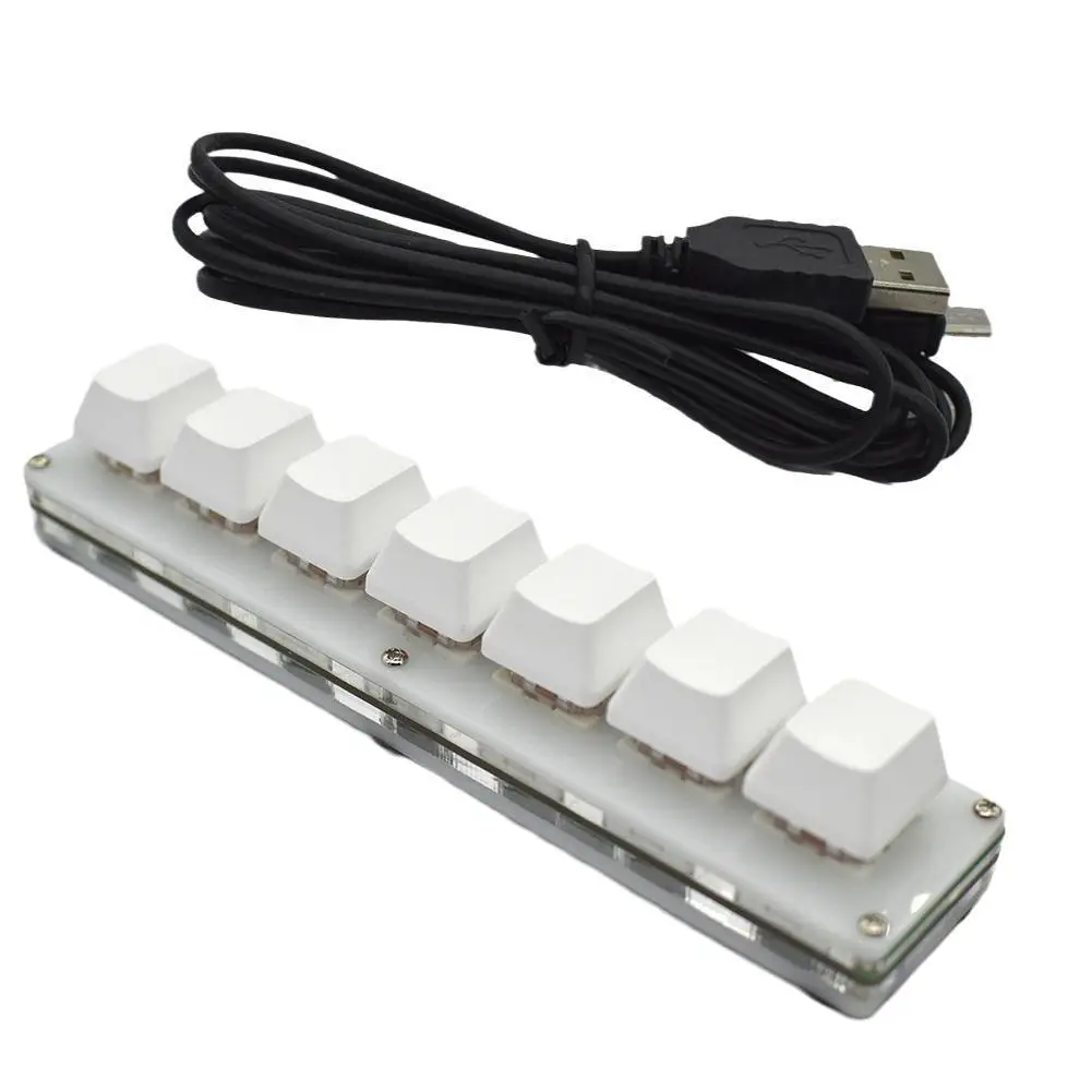 Мини-клавиатура SimPad OSU с 7 клавишами, программируемая механическая клавиатура с быстрой клавишей и макро USB, для творчества, Игровая клавиатура для рисования