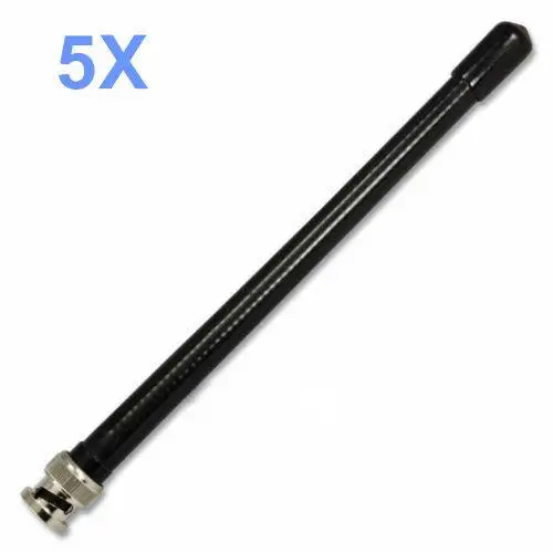 5x Новый Vhf с байонетным коаксиальным разъемом 6 .2 дюймов антенна для Icom радио V8 V80