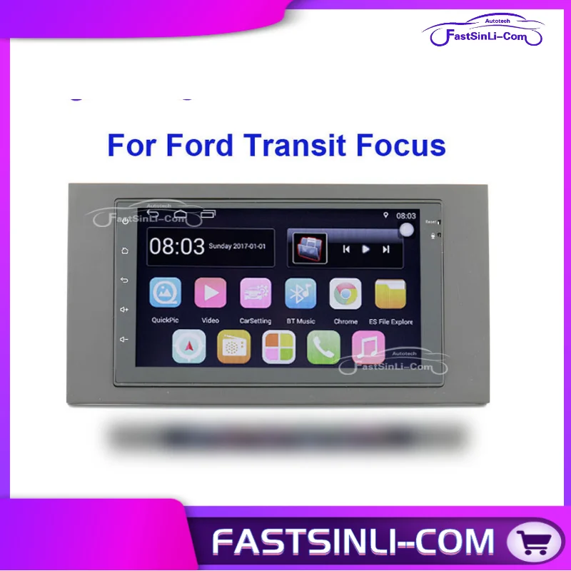 7 дюймовый автомобильный Android радио для Ford Transit фокус max 2din мультимедийный плеер GPS