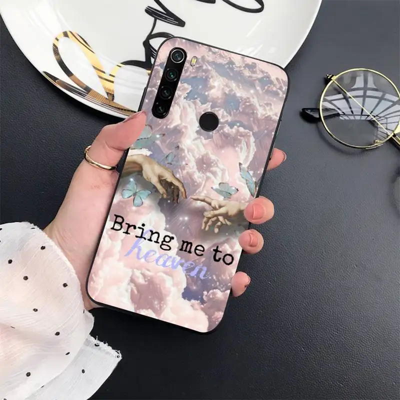 

Pink marble text Phone Case For Xiaomi Redmi 7 8 9t a3Pro 9se k20 mi8 max3 lite 9 note 9s 10 pro