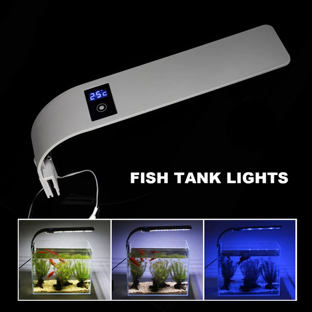 Aquarium Light EU Plug Fish Tanks Light And Aquarium LED Light Aquarium Planted Clip-on LED Aquarium Slim Water-proof