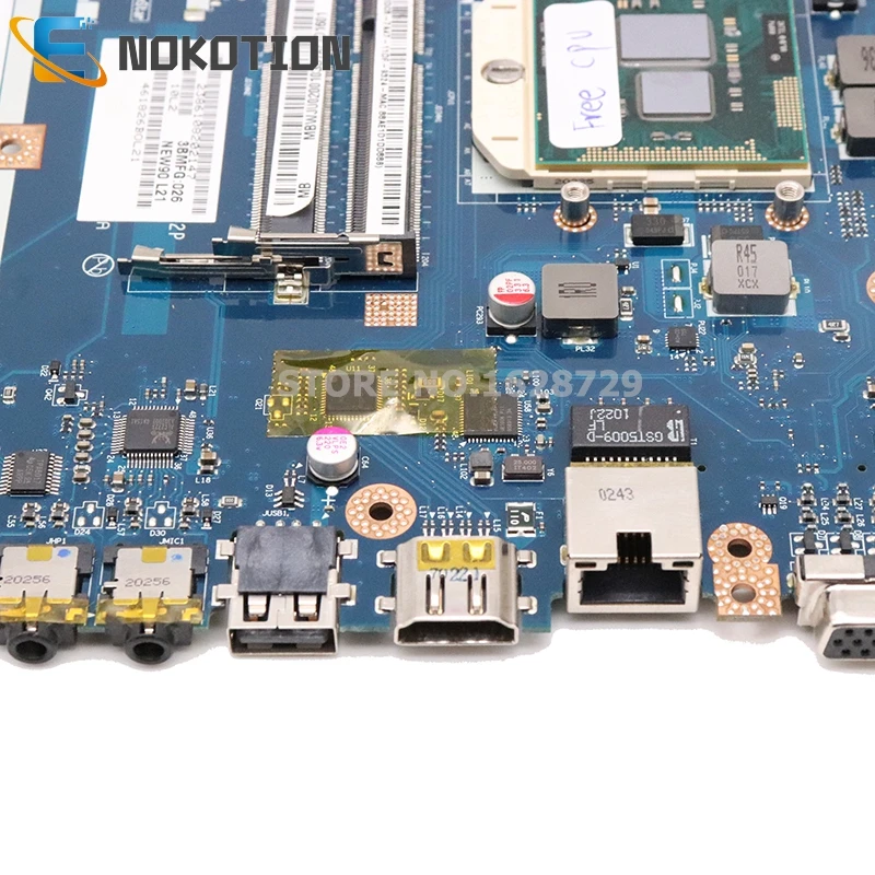 NOKOTION ноутбук материнская плата для Acer 5741 5741ZG материнская плата MBWJU02001 LA-5892P HM55 UMA DDR3 процессор