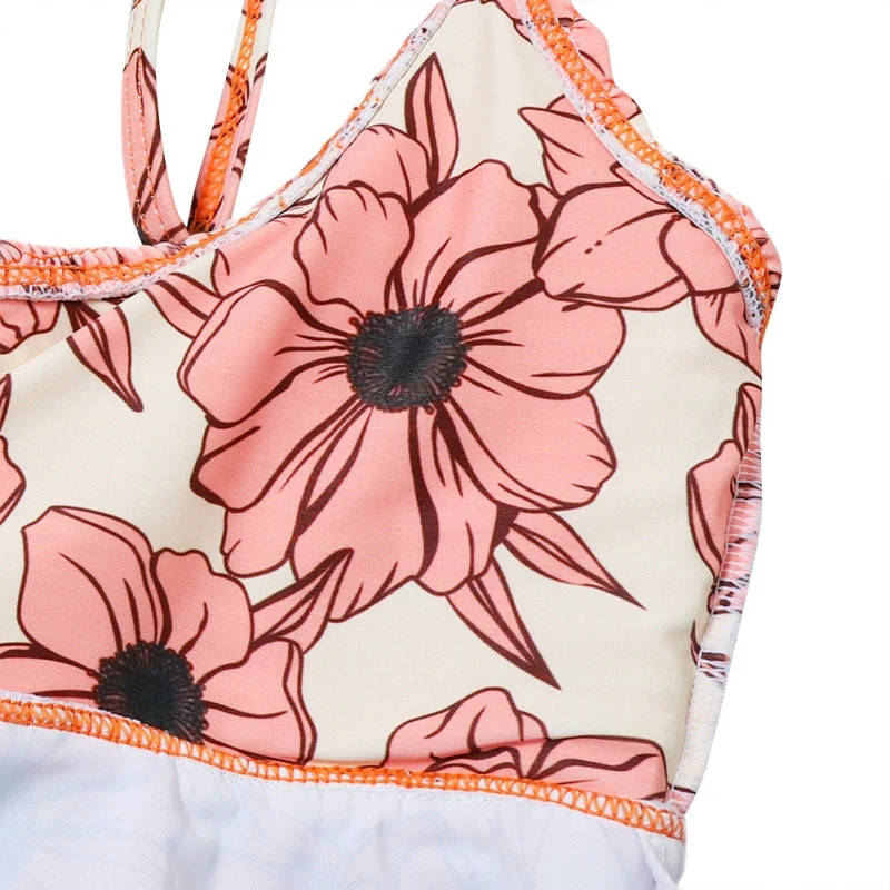 

New Printed Two Pieces Bikini Set for Women Swimsuit Female Beachwear Bathing Suit