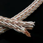Серебристый аудиофил 12TC, звуковая линия HIFI, основная звуковая линия, однокристальная медная линия динамиков, рассеянная линия