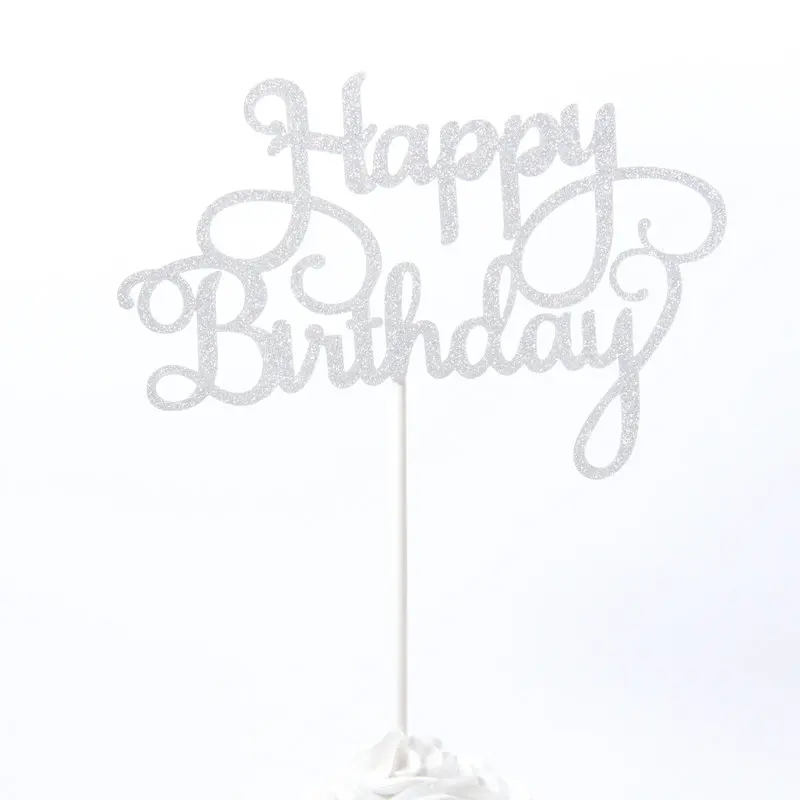 Торт Топпер с днем рождения товары для вечеринок кекс День Рождения украшения