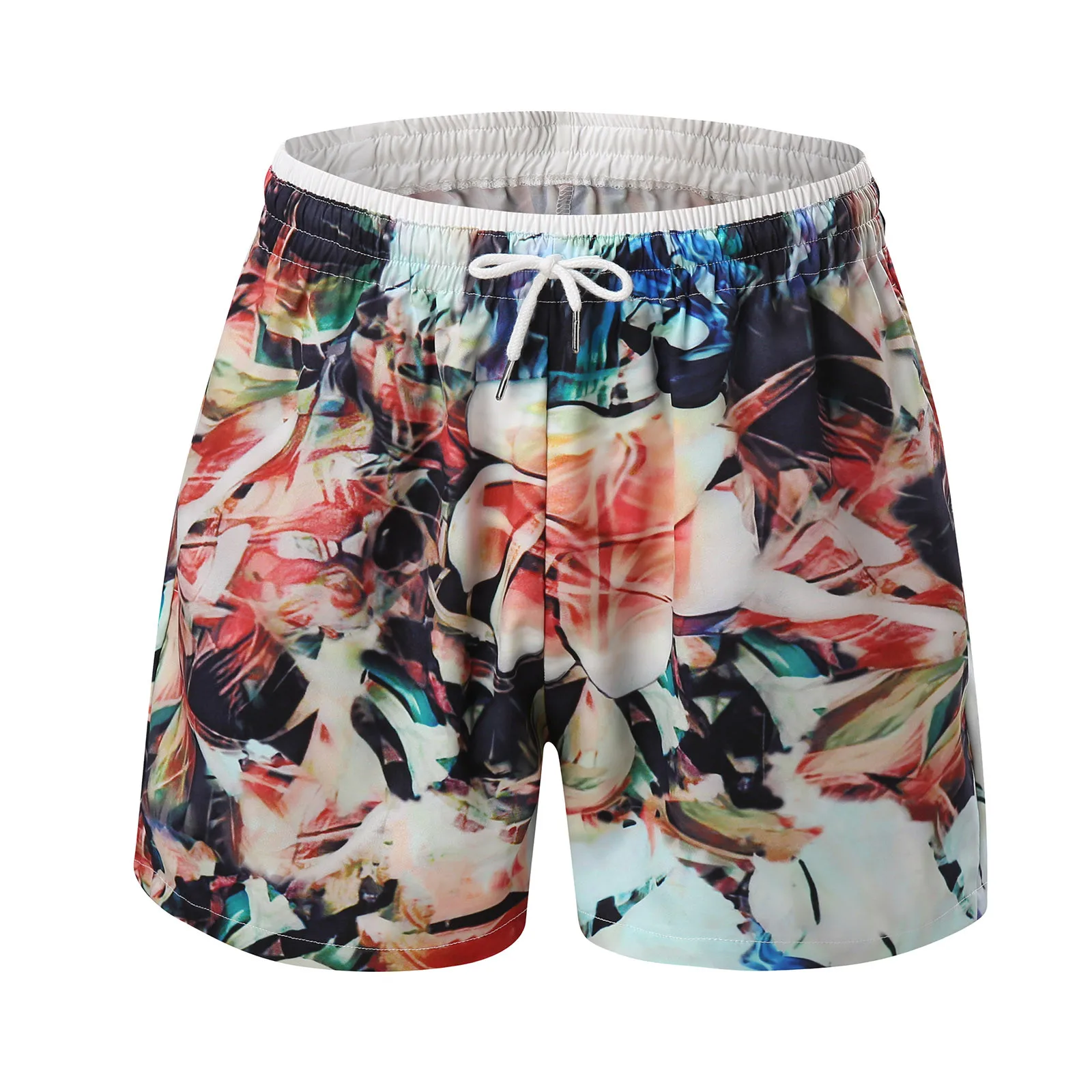 Шорты для плавания мужские быстросохнущие модные пляжные штаны одежда купания с