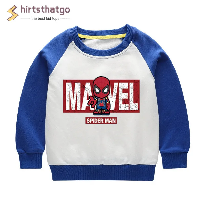 Забавные толстовки с человеком-пауком для мальчиков и девочек детская