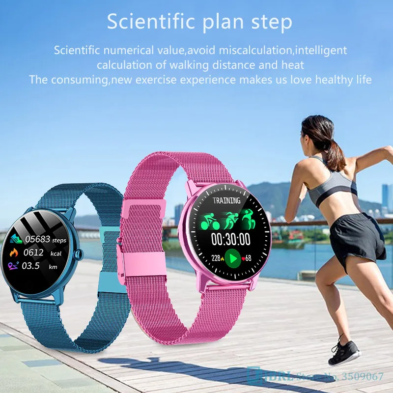 fashion smart watch women waterproof smartwatch blood pressure heart rate monitor wrist watch ladies bracelet smart clock watch free global shipping