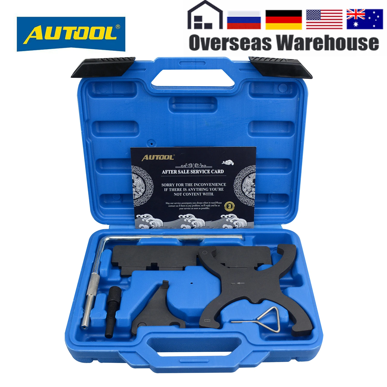 

AUTOOL распредвала двигателя, синхронизация, блокировка маховика, натяжитель, набор инструментов для Ford Focus 1,6 Mazda 1,6 Eco Boost Volvo, ремонтные инструменты