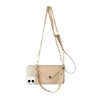 Кожаная сумка для Xiaomi Redmi Note9 PRO, с ремешком на запястье, длинная