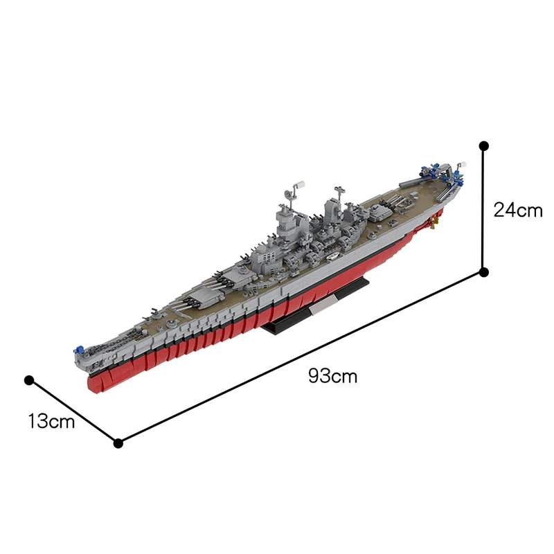 

3306 PCS MOC Kids Toys High-TechMilitary Class SuperBattleship Building Blocks Modular Transportation Vehicles Block Model