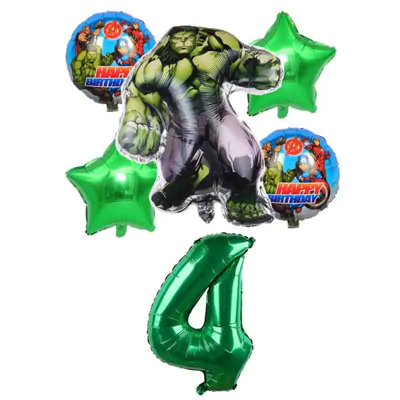 Мстители супергерой Халк тема алюминиевая фотосессия день рождения Ранняя