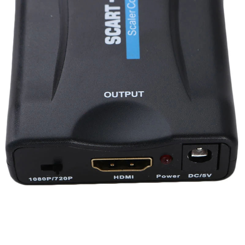 HDMI to Scart AV converter adapter in out supports up 1080P/60hz input(video+audio supported over scart) |
