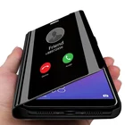 Чехол-книжка для Xiaomi Redmi Note 8 Pro, 8T, 9s, 9 Pro, из искусственной кожи, зеркальный