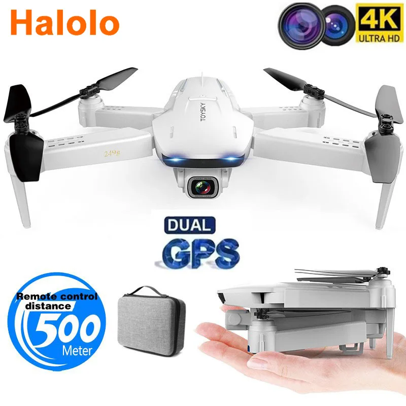 GPS Дрон S162 4K HD Камера 5G WI FI FPV складного квадрокоптера с помощью одной кнопки