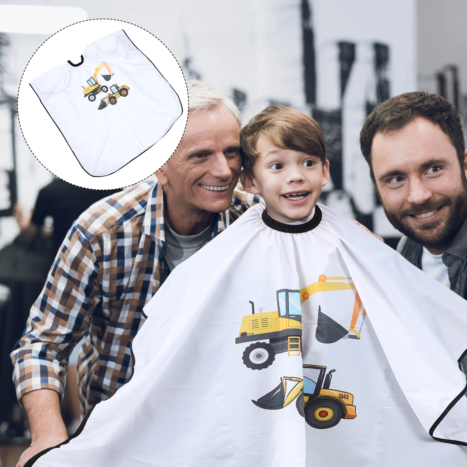 

Детский парикмахерский салон, искусственная накидка для стрижки волос, шампунь, водонепроницаемая накидка