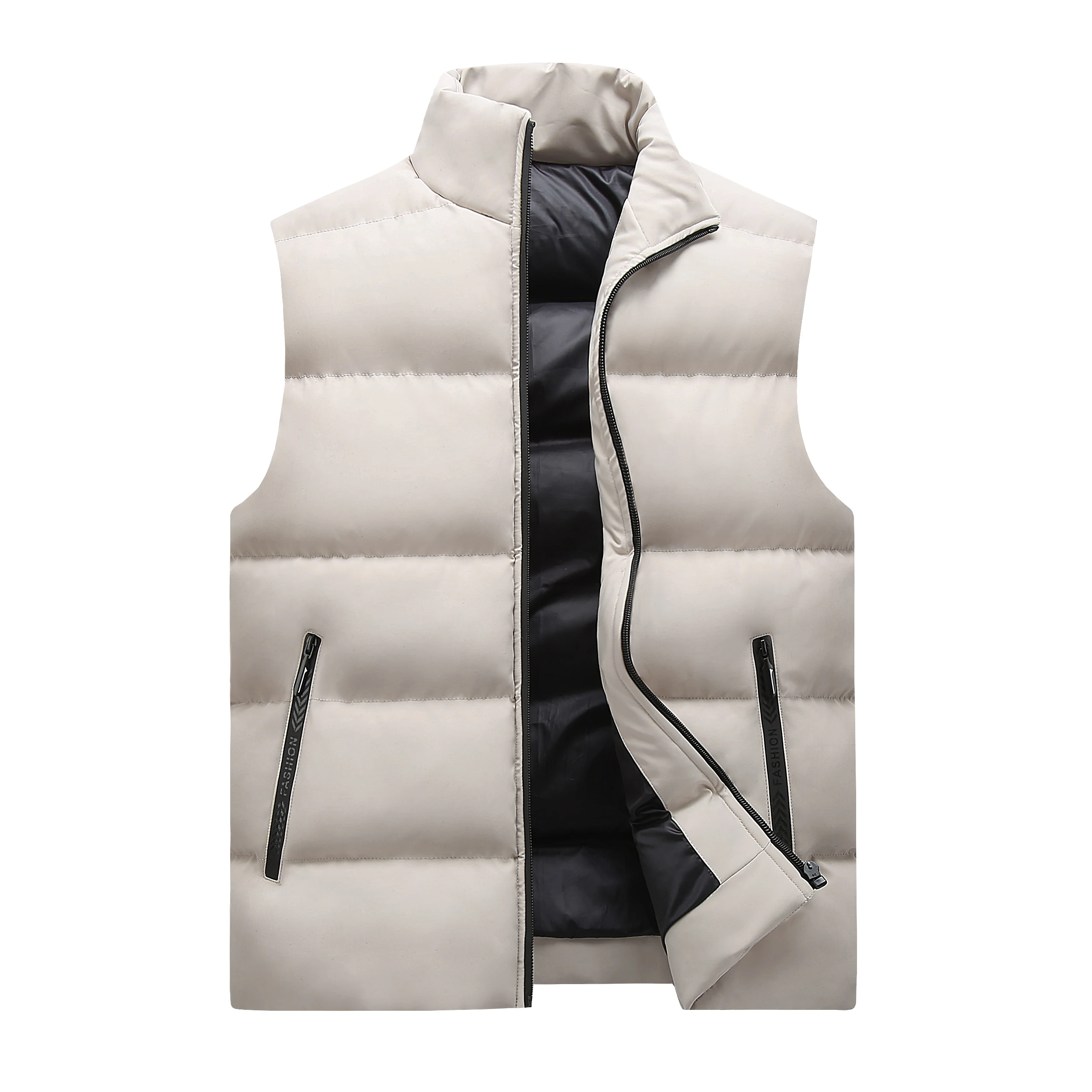 

STANDSELF brand Vest Men New Style LightWeight Coats Male Cotton Men's Vest Jacket Thick Outwear Waistcoat Spring Autumn warm