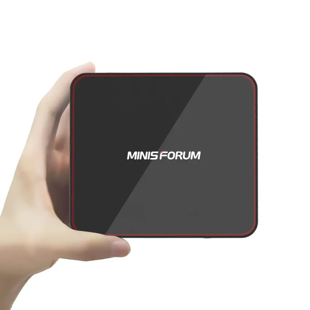 Мини-компьютер MINISFORUM Windows 10 Intel Core телефон для любителей компьютерных игр Liunx 8 ГБ