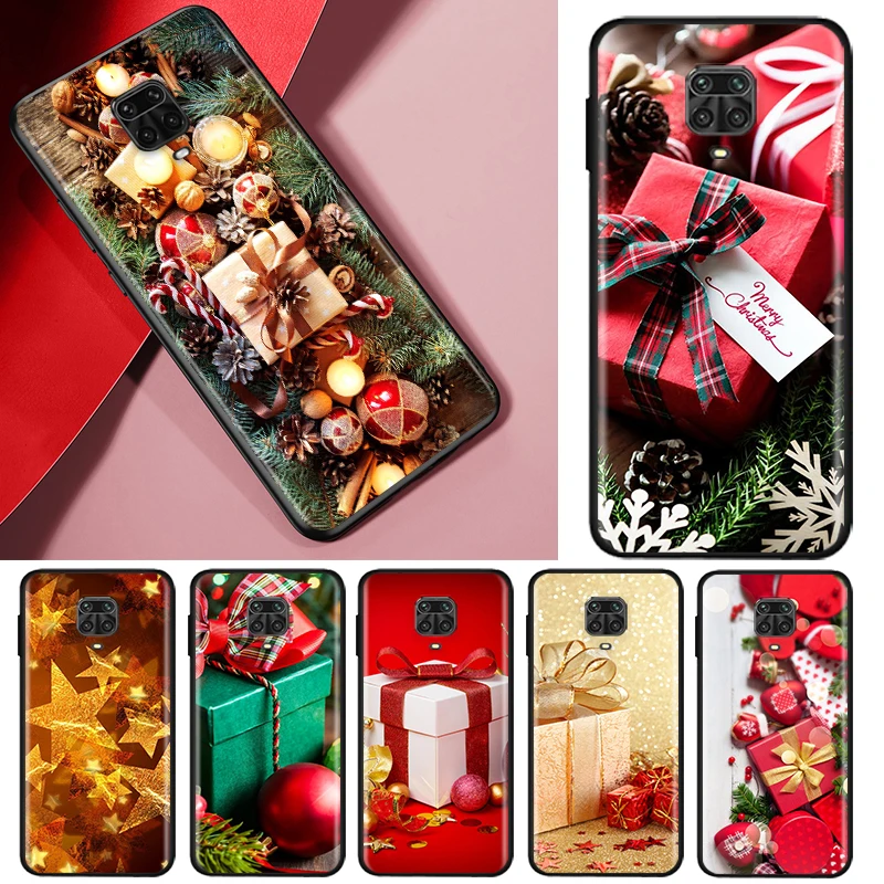 

Soft TPU Christmas Christmas Gifts For Xiaomi Redmi Note 8T 8 9T 9S 9 10 10S 4 4X 5A 5 6 7 Prime Pro Max Black Phone Case