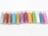 12 Bottles Mini Glass Vial Charm Nail Art Glitter Powder Crafts Dust Nail Tips 6