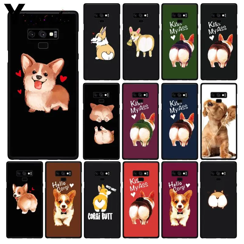 Yinuoda сексуальный мультяшный симпатичный чехол для телефона Corgi Samsung Galaxy A50 Note7 5 9 8