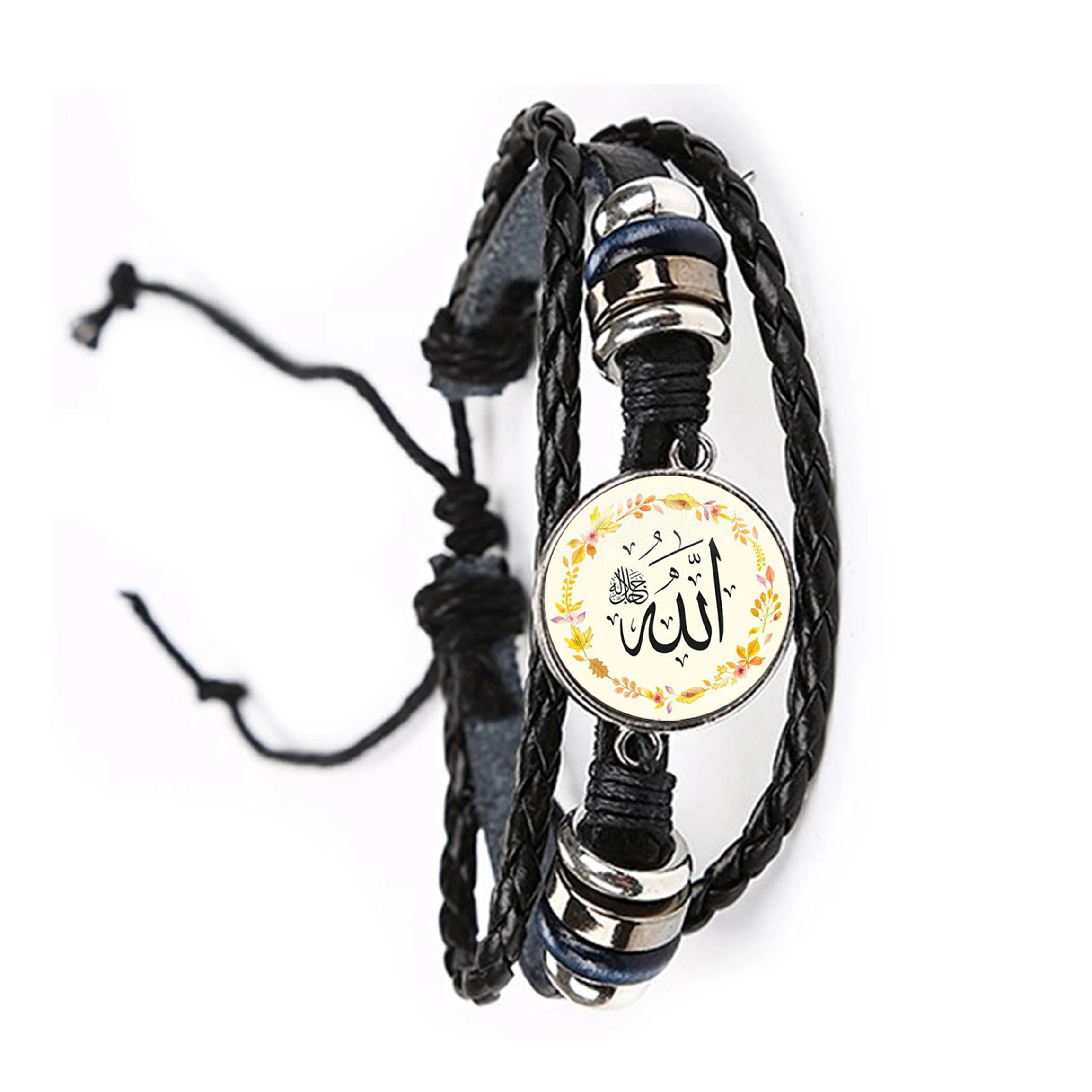 Я мусульманский и я люблю Аллах браслет 20 мм стеклянный кабошон Бог