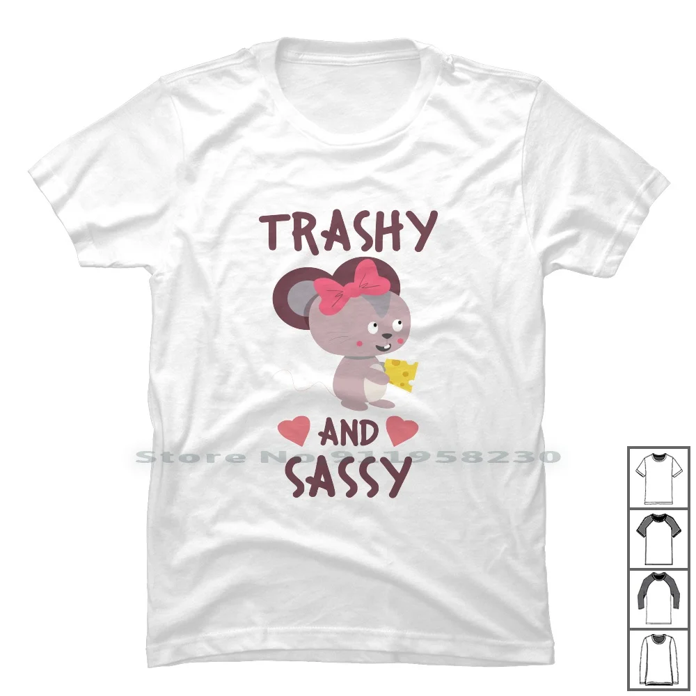 Футболка Trashy и Sassy 100% хлопок мусорная корзина | Мужская одежда
